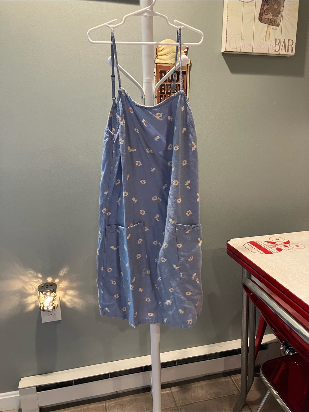 Billabong Light Blue Floral Sundress